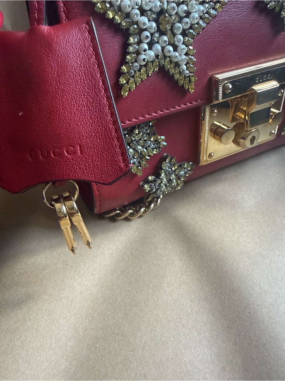 Gucci Red Cowhide Star bag (Limited Edition) - Picture 3 of 9